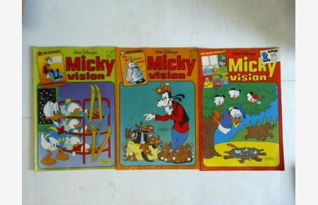 Micky Vision. 3 Heft, Jahrgänge 1983, 1984 und 1986