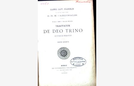 Tractatus De Deo Trino.
