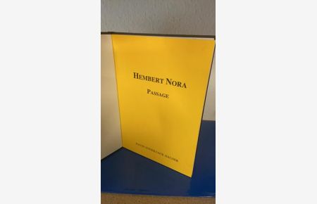 Hembert Nora. Passage