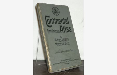 Continental-Landstrassen-Atlas für Mittel-Europa in 1 Übersichts-, 46 Haupt- und 17 Spezialkarten.
