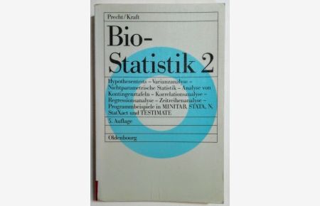 Bio-Statistik Band 2.