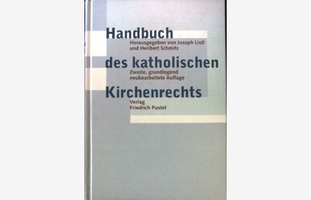 Handbuch des katholischen Kirchenrechts.