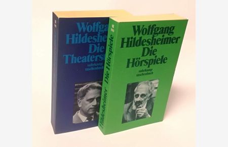 Die Hörspiele -und- Die Theaterstücke. 2 Bände (Konvolut).