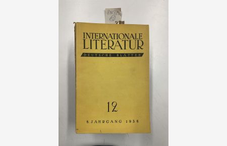 Internationale Literatur deutsche Blätter