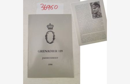 Grenadier 119 Jahresbrief 1990