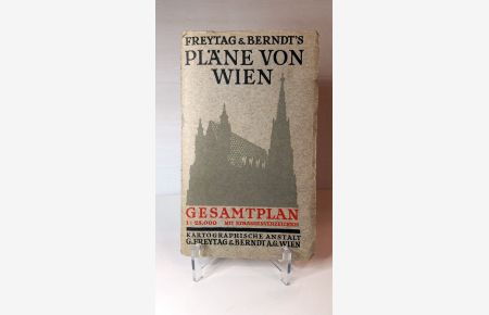 Freytag & Berndt's Pläne von Wien;  - Gesamtplan 1:25.000 - Mit Strassenverzeichnis;