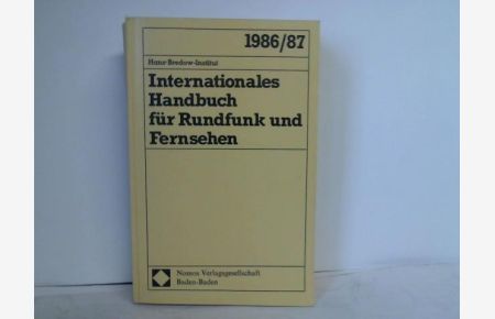 Internationales Handbuch 1987/87