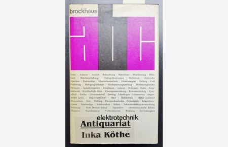 Brockhaus-ABC Elektrotechnik.   - herausgegeben von Hans-Dieter Junge -