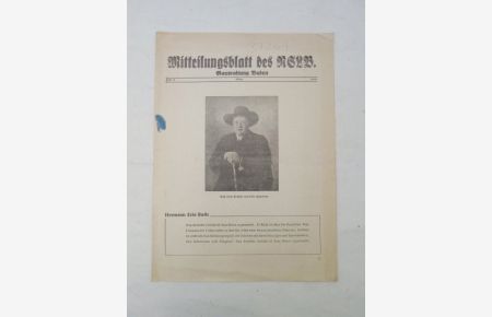 Mitteilungsblatt des NSLB. Gauwaltung Baden, Heft 3, März 1941