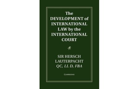The Development of International Law by the International Court