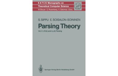 Parsing Theory  - Volume II LR(k) and LL(k) Parsing