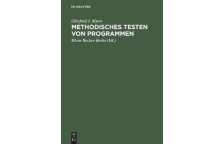 Methodisches Testen von Programmen