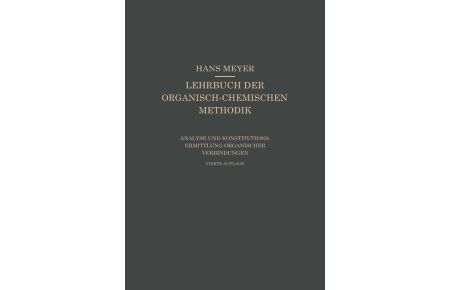 Analyse und Konstitutionsermittlung Organischer Verbindungen (Mixed Media)