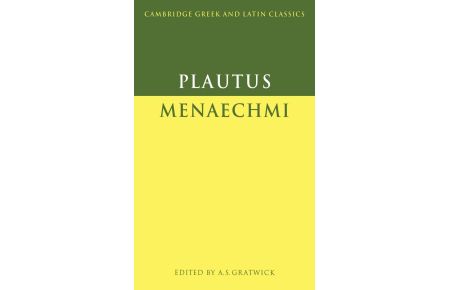 Plautus  - Menaechmi