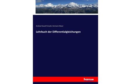 Lehrbuch der Differentialgleichungen