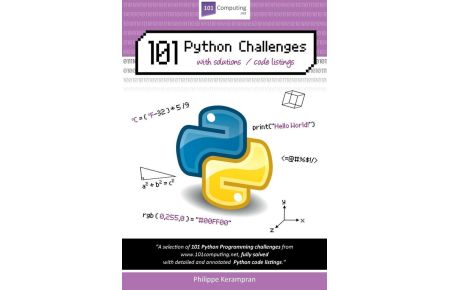101 Python Challenges with Solutions / Code Listings