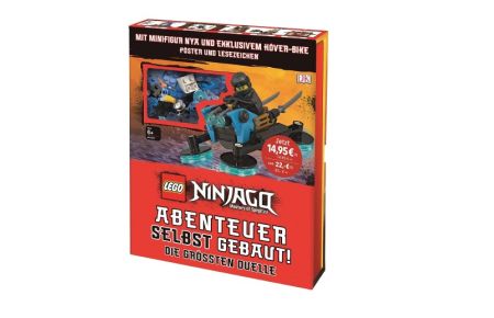 LEGO® NINJAGO® Abenteuer selbst gebaut! Die größten Duelle  - Mit Minifigur und exklusivem LEGO® Modell, Poster und Lesezeichen