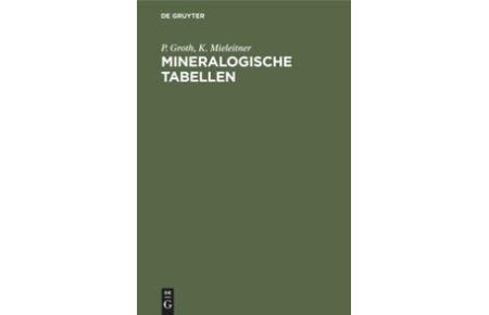 Mineralogische Tabellen