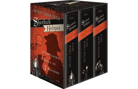 Sherlock Holmes - Sämtliche Werke in 3 Bänden (Die Erzählungen I, Die Erzählungen II, Die Romane) (3 Bände im Schuber)  - The Complete Sherlock Holmes Novels and Stories