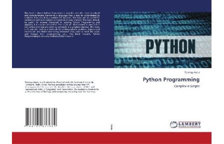 Python Programming  - Complex is Simple