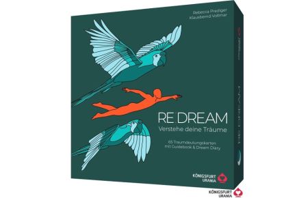 RE:DREAM: Verstehe deine Träume - 65 Traumdeutungskarten mit Guidebook & Dream Diary  - Träume deuten, Träume und sich selbst verstehen, Traumtagebuch, Deutsch
