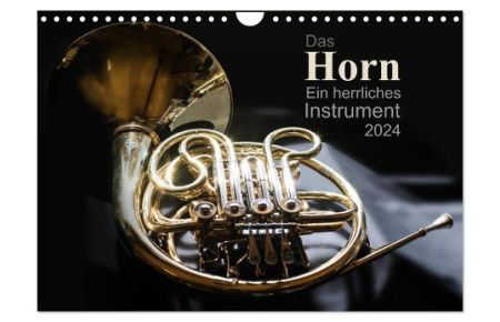 Das Horn, ein herrliches Instrument (Wandkalender 2024 DIN A4 quer), CALVENDO Monatskalender  - Jeden Monat ein anderes interessantes Bild dieses schönen Instrumentes