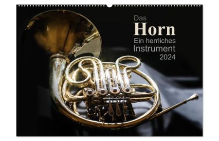 Das Horn, ein herrliches Instrument (Wandkalender 2024 DIN A2 quer), CALVENDO Monatskalender  - Jeden Monat ein anderes interessantes Bild dieses schönen Instrumentes