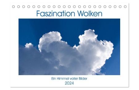 Faszination Wolken (Tischkalender 2024 DIN A5 quer), CALVENDO Monatskalender  - Wolken - bedrohlich und schön