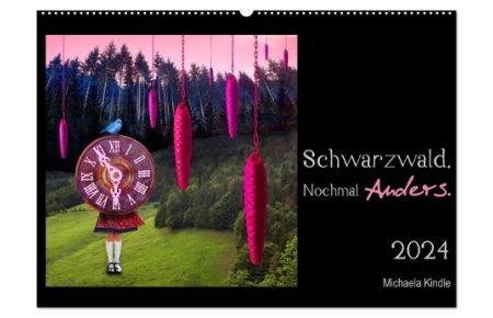 Schwarzwald. Nochmal Anders. (Wandkalender 2024 DIN A2 quer), CALVENDO Monatskalender  - Einzigartige Photocollagen aus dem Schwarzwald