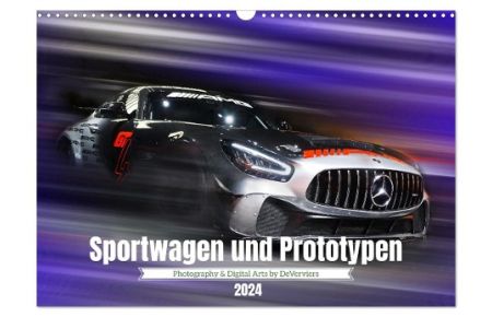 Sportwagen und Prototypen (Wandkalender 2024 DIN A3 quer), CALVENDO Monatskalender  - Motorsport feinster Güte