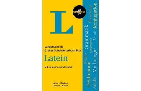 Langenscheidt Großes Schulwörterbuch Plus Latein  - Latein-Deutsch / Deutsch-Latein mit Wörterbuch-App