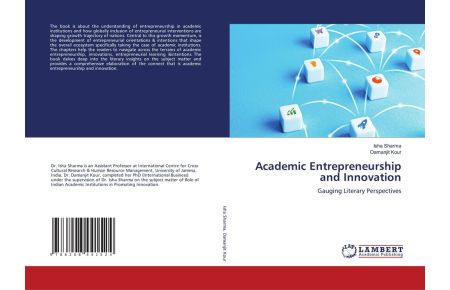 Academic Entrepreneurship and Innovation - Gauging Literary Perspectives