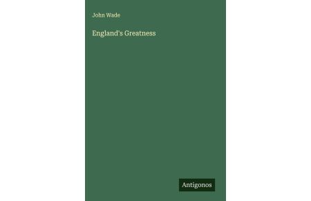 England's Greatness